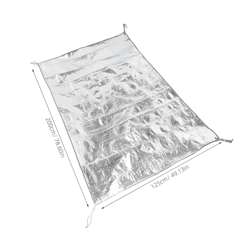 Tapis de camping isolant aluminium double face matelas imperméable extérieur résistant humidité