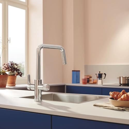 Grohe Blue Pure Start Starter Kit Con Filtro Ai Carboni Attivi, Sistema Per La Filtrazione Dell'acqua, Cromo, 30596000 - 4