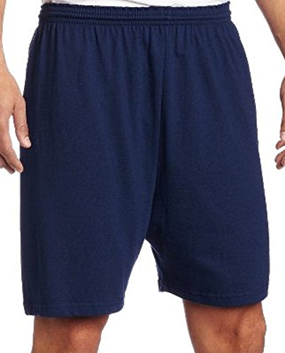 Soffe mens 6 Inch Jersey Shorts, Navy, Large