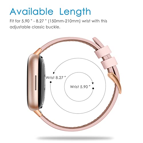 Fintie Pulseiras compatíveis com Fitbit Versa 4 / Fitbit Versa 3 / Sense, pulseira de substituição d