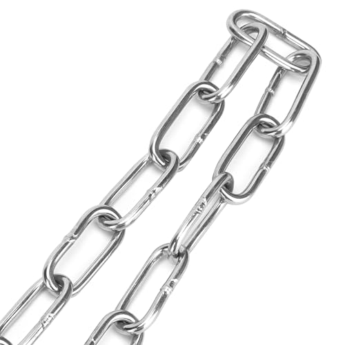 Chaîne en acier inoxydable anti-rouille pour fixer le linge et charges légères - 4