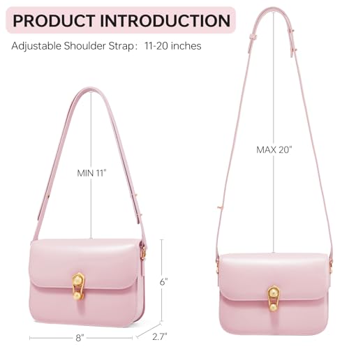 Image of LA FESTIN Genuine Leather Purse for Women Designer Shoulder Handbag Daliy