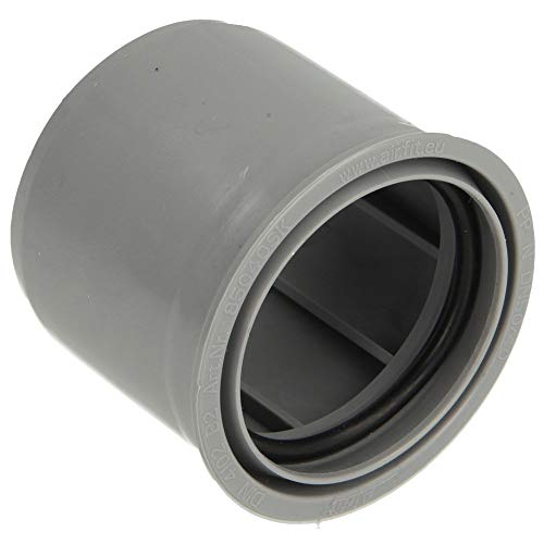 Airfit 85040SK HT Réducteur de canalisation ultra court DN50 x 40 cm Gris Cover