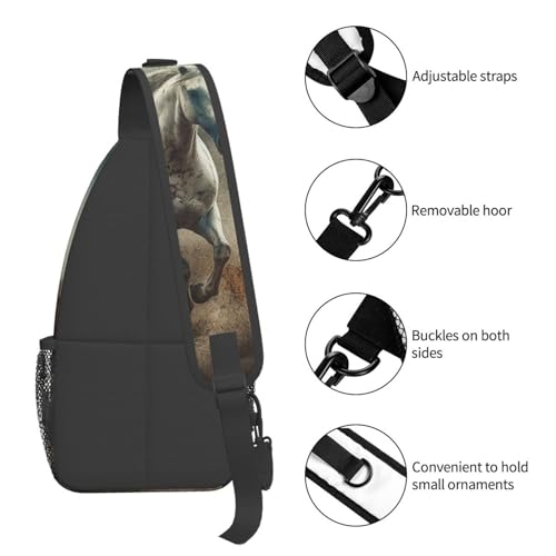 Mochila tipo bandolera pequeña para senderismo urbana miniatura 5