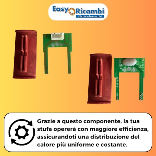 Luftdurchflussmesser Luftdurchflussmesser für Pelletofen edilkamin dalzotto Nordic extraflame Halterung Rot