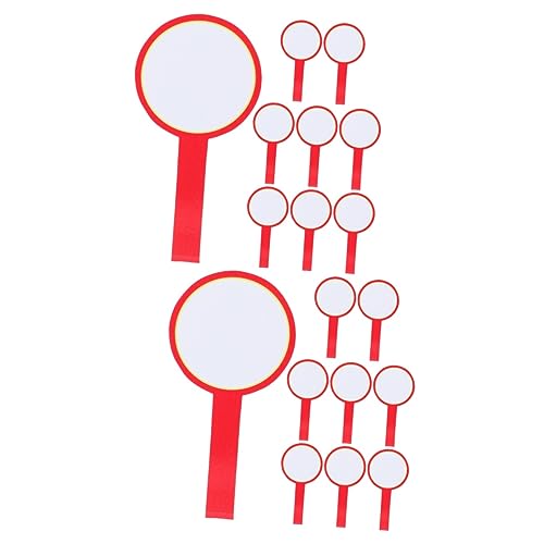 ARTIBETTER 2sets Scoreboard White Dark Erase Answer Mini Scoreboard Handheld Dry Erase Board Double Side Writing White 8pcs*2