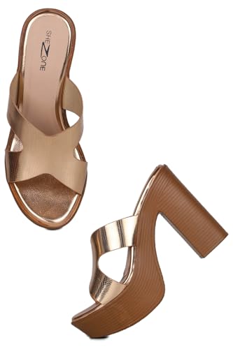 Image of Shezone Women's Block Heel Sandal