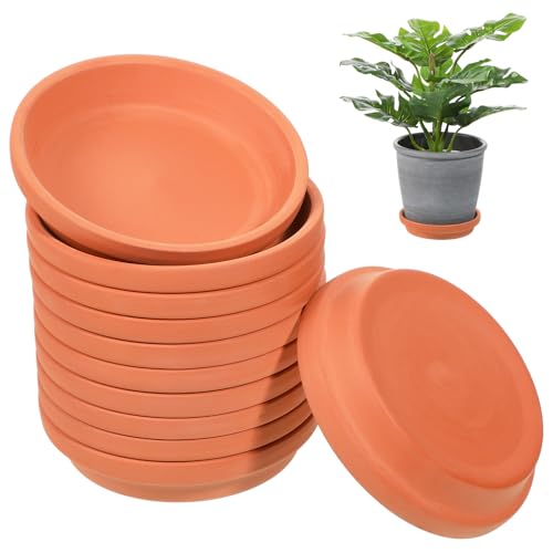 KongTiva 4.5 inch terracotta saucers
