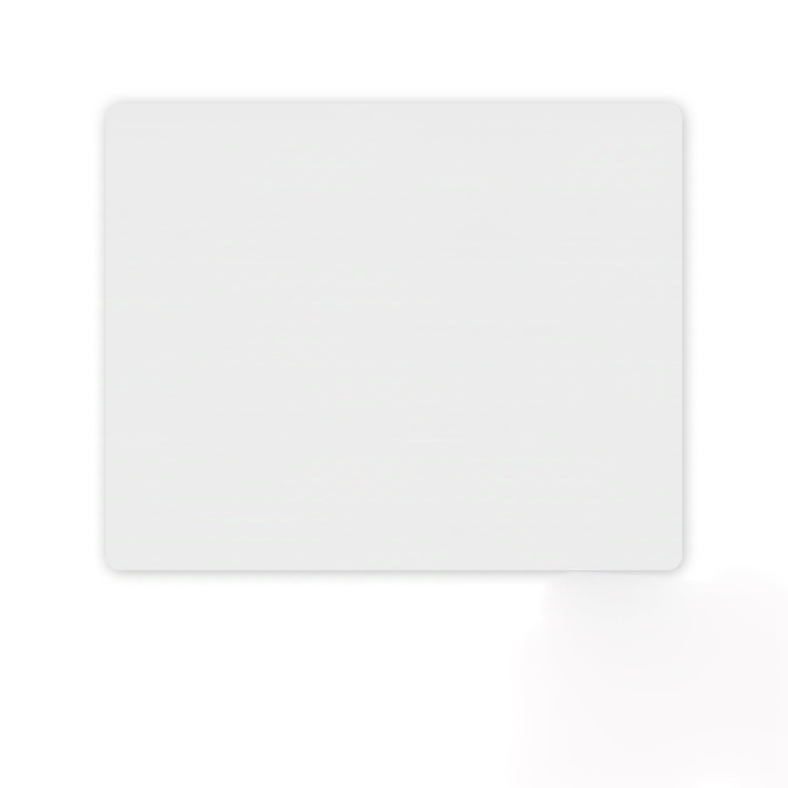 Waterproof White Leather Mouse Mat with Non-Slip Surface Lychee Pattern, White Mouse Pad, Soft and Flexible, for Office, Telework, Study and Daily Use, 26 x 21 cm