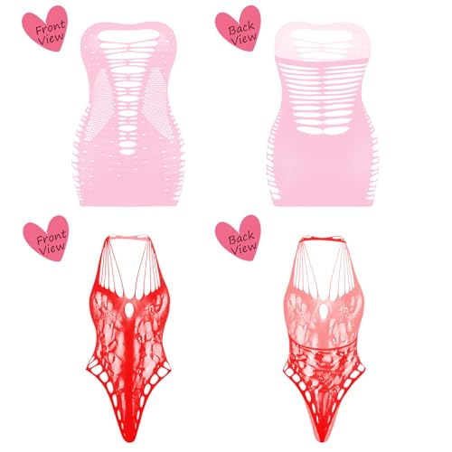 Jdiction USA137 Women’S Lingerie Babydoll Fishnet Bodysuit Sexy Nightwear thumb #5