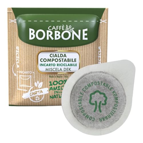 CAFFÈ BORBONE - MISCELA VERDE / DEK - DESCAFEINADO - Box 50 VAINAS ESE44 7.2g