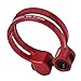 RiToEasysports Bike Seat Post Clamp, Bicycle Seatpost Clamp Aluminum Alloy Hollow Design for Mountain Road Bike 27.2mm 28.6mm Seat Tube (Red)