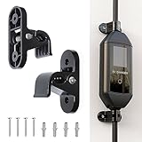 LZSTEC EV Charger Control Box Holder, Flexible Layout & Universal, Chassis Bracket Clamp for Portable Electric Car Charger, 2Pcs Cable Clips for SAE J1772 & Tesla Mobile Connectors