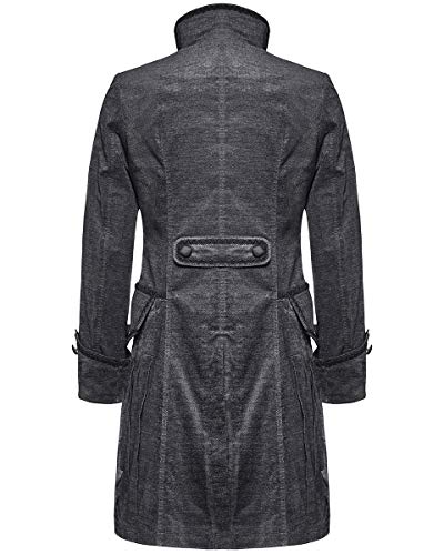 Punk Rave - Cappotto - Maniche lunghe - Uomo Grey