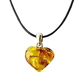 echter baltischer Naturbernstein, Sterling Silber 925 Schlaufe