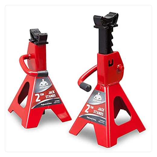 Jack Boss Jack Stands Low Profile 2 Ton(4000 LBs) Lifting Car Stand, Fit Use for Cars Automotive Small Vehicles, 2 Pack