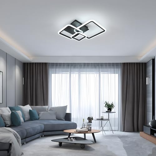 Plafonnier LED dimmable 3712LM avec télécommande pour chambre