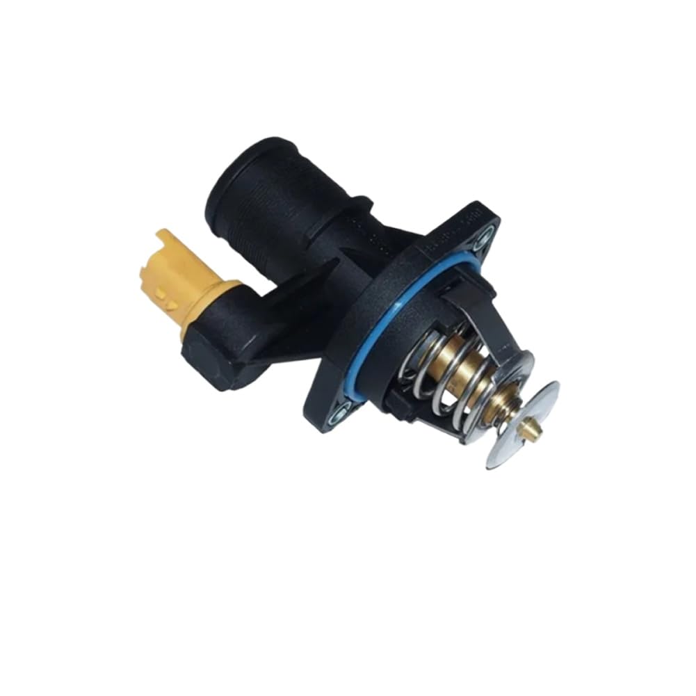 Engine Coolant Thermostat Housing Compatible with 307 407 Citroën C4 C5 - Part Numbers 1338.E4 1338E4 9648542680