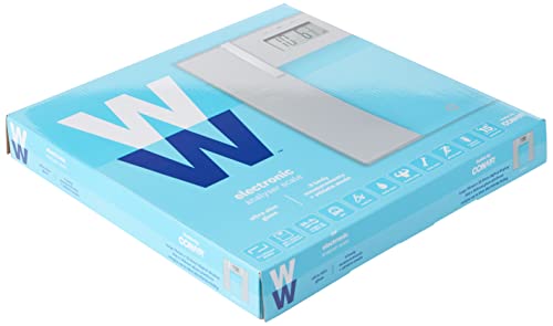 Weight Watchers Ultra Slim Glass Body Analyser Scale, Silver/Clear #TOP3