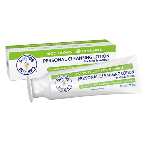 Doctor Butler's Personal Cleansing Lotion – Safe, Hygienic, & Soothing Lotion for Sensitive Areas, Hygienic Cleansing Lotion for Men and Women to Cleanse, Soothe, and Moisturize (3oz)