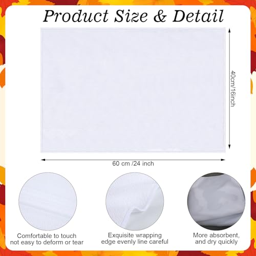 Serviettes vierges en microfibre grand format pour essuyage vaisselle - 4