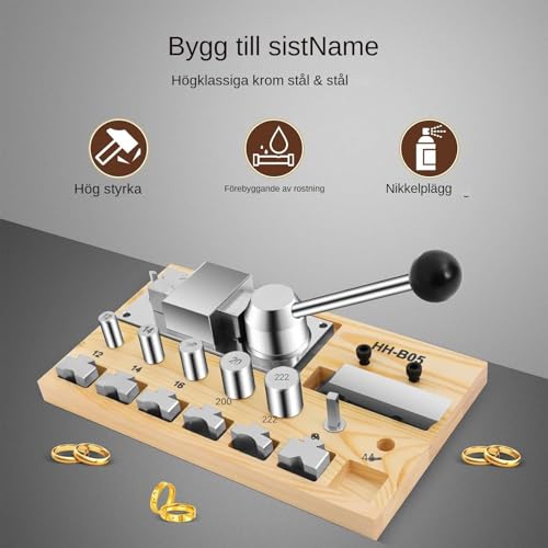 Herramienta de doblado de anillos y máquina estirable reductora para taller de joyería 5