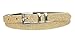 Ladies 5/8" Glitter Dress Skinny Belt, Gold | S/M - 32