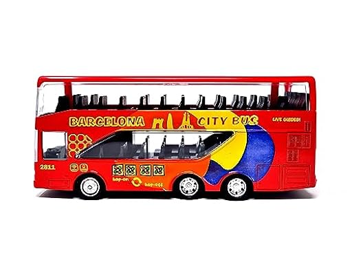 PLAYJOCS GT-8162 Bus Barcelona.Vehículo metálico, Juguete para niños y coleccionistas. | Ya disponible en tu tienda friki favorita! En mundofriki.es!