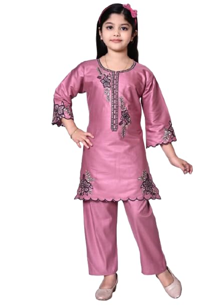 Image of Festive & Party Long Kurta with Straight Paint