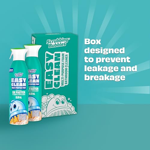 Image of Scrubbing Bubbles Easy Clean Foam Bathroom Cleaner, 13.58oz, (2-Pack)