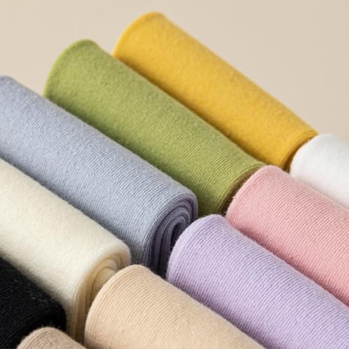 5 Pairs Womens Slouch Socks Stretchable Breathable Comfortable Crew Socks4