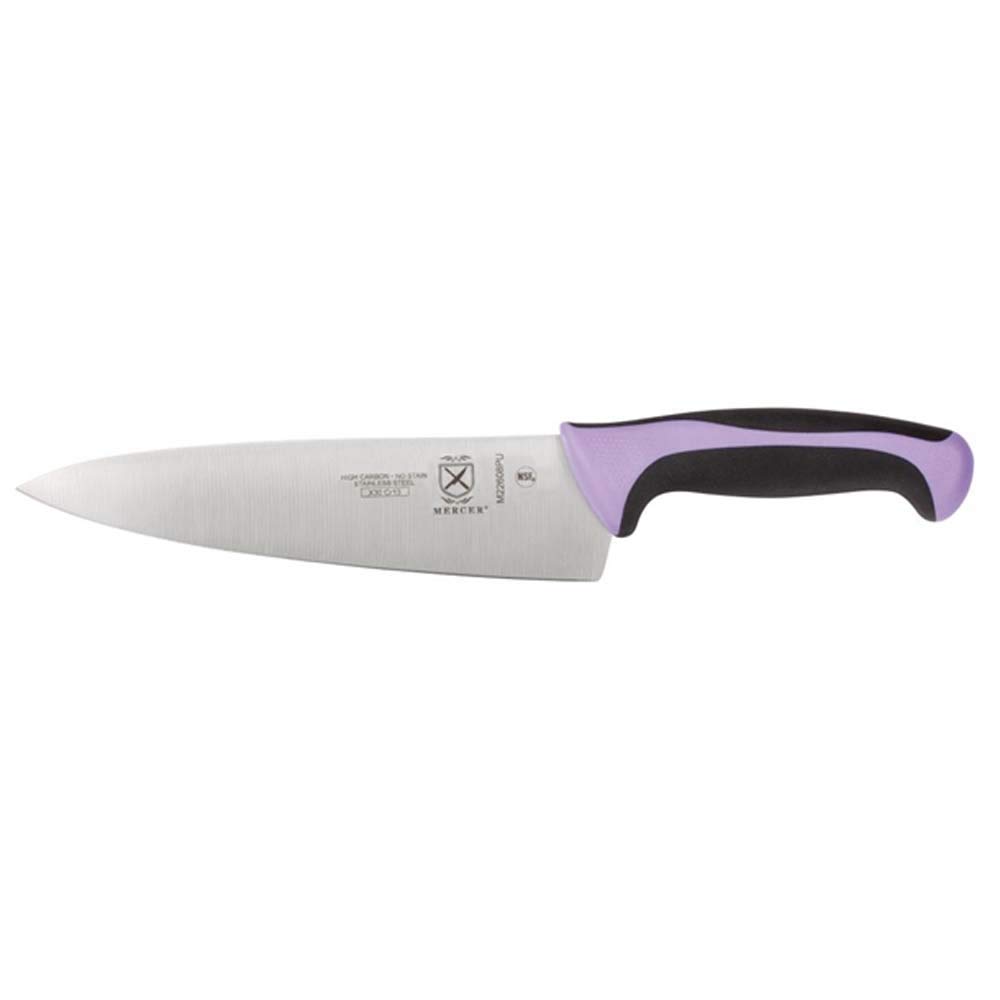 Mercer Culinary Millennia Color Handle Cutlery 8" Chef's Knife Purple