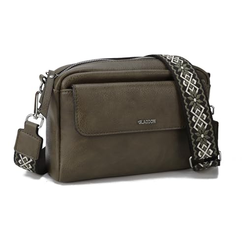 Gladdon Small Crossbody Bags for Women Leather Shoulder Purse Womens Trendy Travel Handbags with...