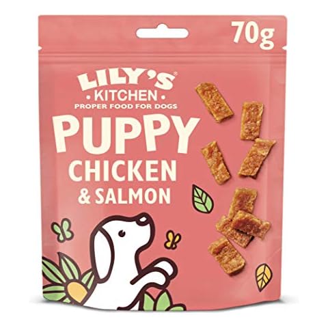 Lily's Kitchen Dog Puppy Chicken and Salmon Nibbles 70 g, Pack of 8 Cover