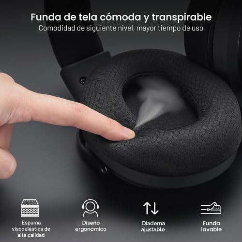 Auriculares inalámbricos Redragon H858 sin retraso de audio con micro 7.1 6