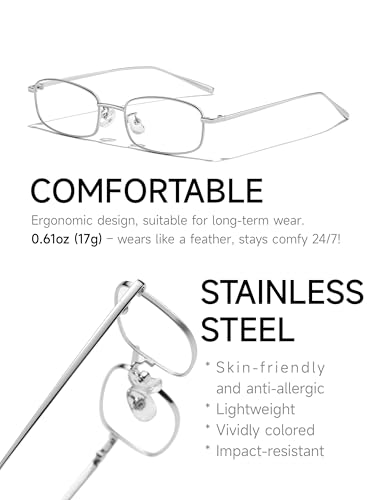 Image of Retro Blue Light Blocking Glasses Lightweight Siren Style Protection Anti Eyestrain TV Computer Gaming for Women Men