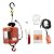 Electric Hoist with Remote Control 110 Volt, 1100Lbs 2 in 1 Manual|Cable Wire Remote Control Electric Hoist Winch with 26ft Cable for Garage, Warehouse, Cargo Berth, Construction Site