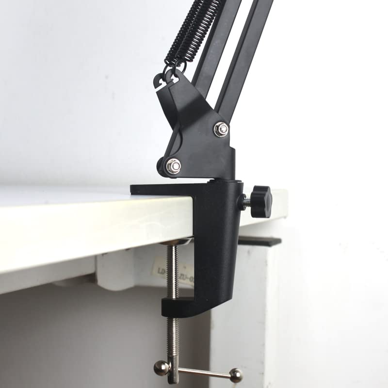 DOGBOO Cámara de microscopio Digital de vídeo Industrial, 48MP, 4K, 1080P, HDMI, USB, Zoom 130X, Lente de Montaje en C, Soporte voladizo for Soldadura de reparación (Color : A 4K HDMI USB)