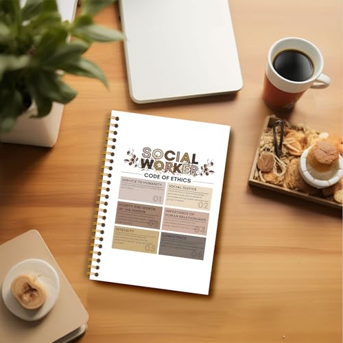 Carnet de notes de travailleur social, couverture rigide durable - 5