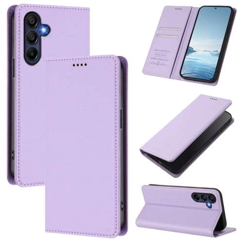 Étui pour Samsung Galaxy A73 5G violet clair à rabat magnétique