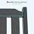SLEKVERSA Outdoor Bench, HDPE Outdoor Benches Weatherproof, 2-Person Garden Bench Seat with 600 lbs Weight Capacity, Patio Benches for Outdoors, Yard, Garden, Porch, Backyard and Park, Dark Gray