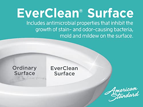 American Standard 3461.660.020 Madera ADA Universal Floor Mount Toilet Bowl with Everclean and 1.6 Gpf Selectronic Flush Valve - Image 3
