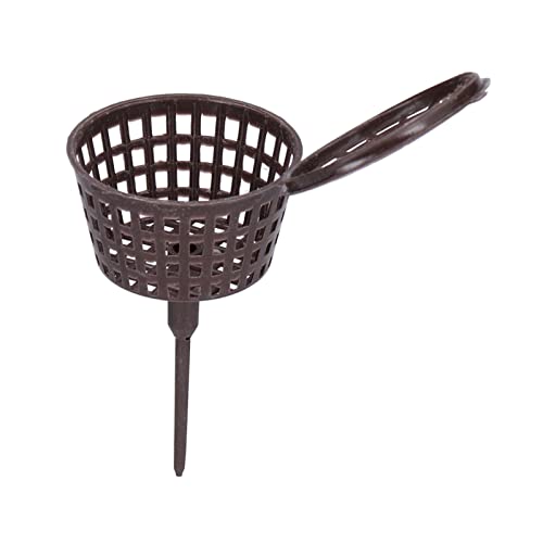 20Pcs Fertilizer Mesh Baskets, Plastic Fertilizer Baskets with Lid Garden Fertilizer Orchid Basket...