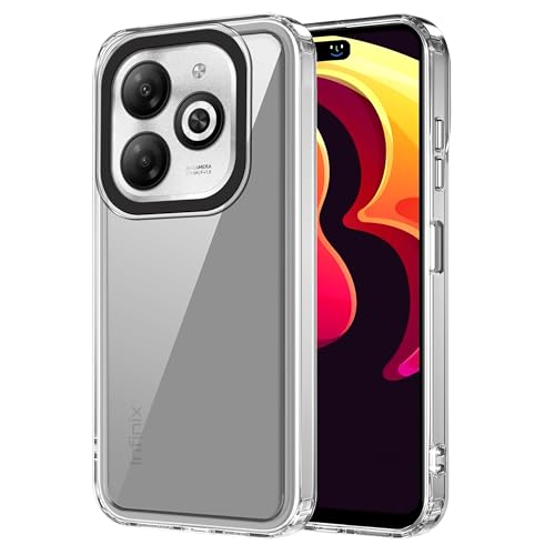 Image of amazon basics Back Case Cover for Infinix Smart 8 HD (TPU + PC Transparent)