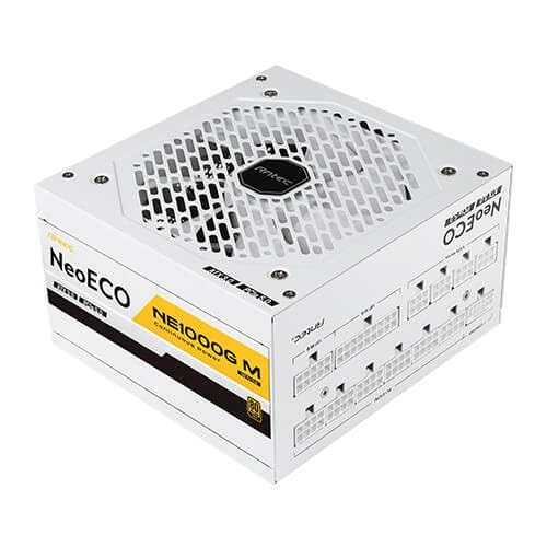 Antec NE1000G M ATX3.0 White Gold 80 Plus Power Supply - Fully Modular - 10 Years Warranty | ATX 3.0 & PCIe 5.0 Compatible for RTX 50 Series