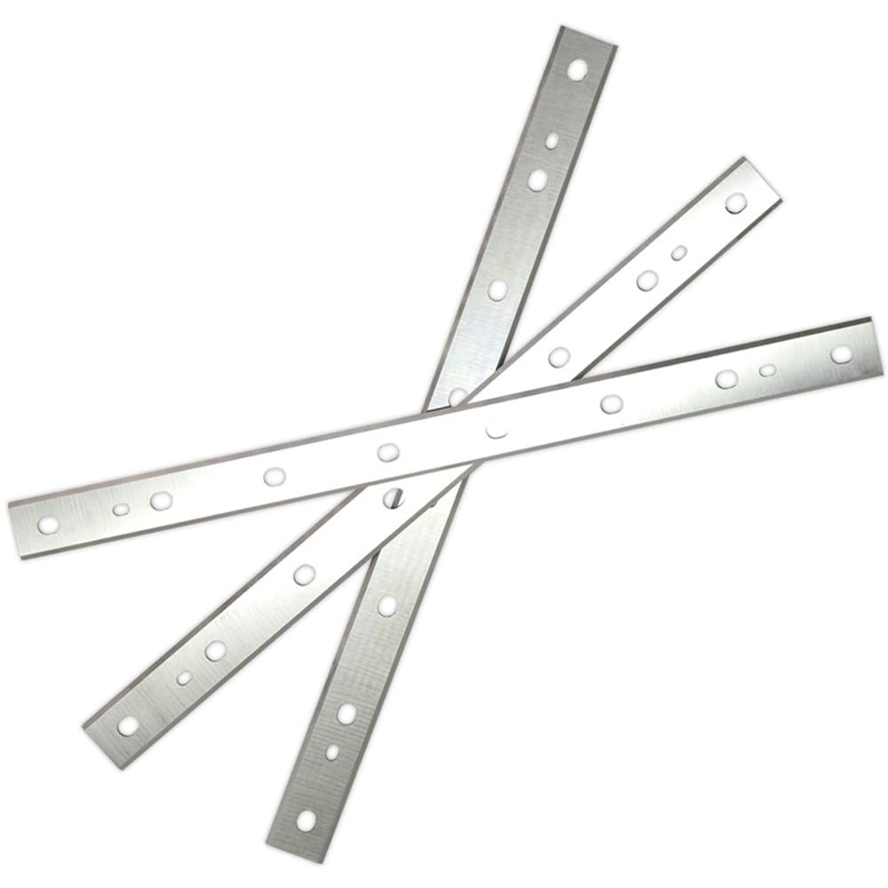 3 Piezas Cuchillas Tratadas Térmicamente 12.5Inch Para Dw734 7342 | Cuchillas de cepilladora HSS de repuesto, 320x22.3x1.6mm
