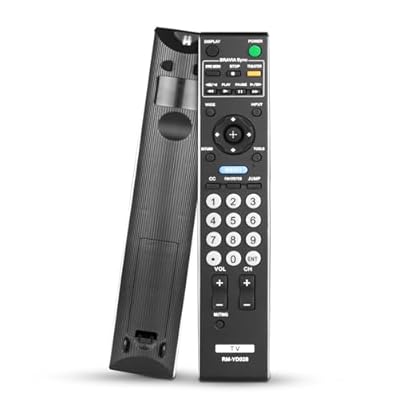 RM-YD028 Remote Control for Sony Bravia TV Remote KDL-19M4000 KDL-22L5000 KDL-32LL150 KDL-40S504 KDL55V5100 KLV-52S510A Replacement Sony Remote