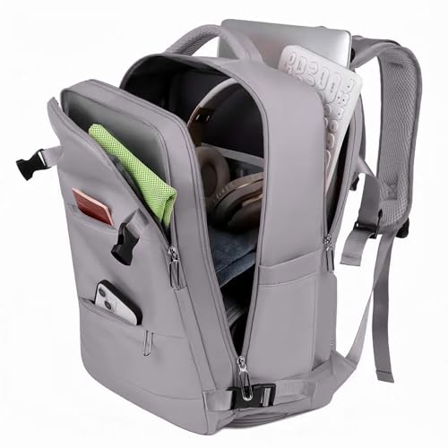 Mochila Executiva de Viagem Multicompartimento com Compartimento para Notebook e Impermeável com USB