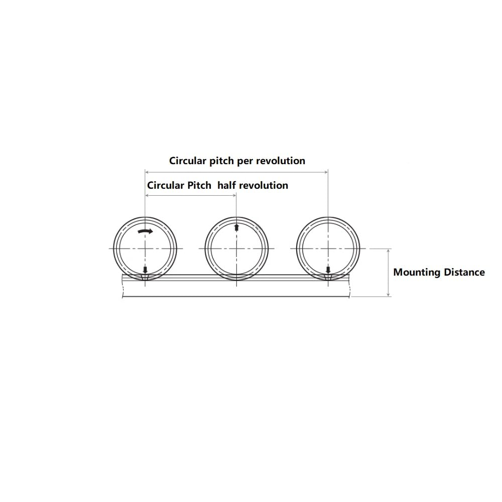 1 cremagliera con fori, 1 modulo, lunghezza 300-1000 mm, rettifica di precisione, cremagliera cilindrica e guida a pignone per attrezzature CNC(1 Module 12x12x1000mm)