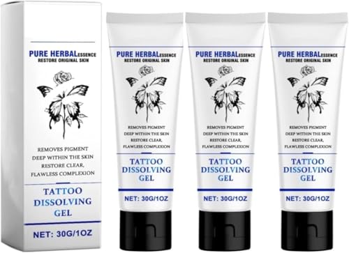 Crema para Eliminar Tatuajes, Eliminación Efectiva para la Limpieza de la Piel Desvanecida, Gel Hidratante Reparador de la Piel, Eliminador Suave y Seguro, Amplia Gama